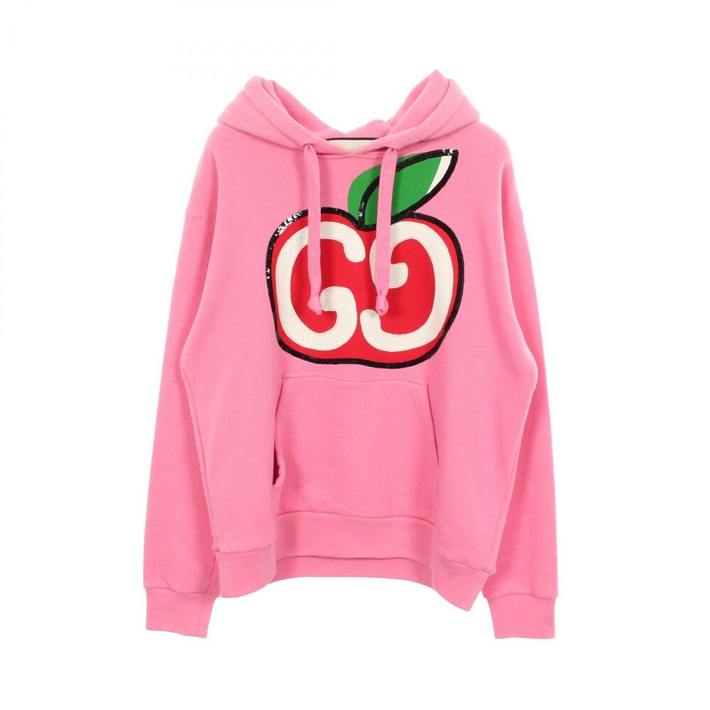 Gucci Gg Apple Print Sequins Hoodie #365267G45B